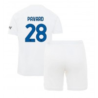 Inter Milan Benjamin Pavard #28 Udebane Trøje Børn 2023-24 Kortærmet (+ Korte bukser)